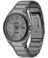 ფოტო #2 პროდუქტის Men's Walker Quartz Basic Calendar Ionic Plated Gray Steel Watch 41mm