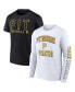 Фото #1 товара Men's Black, White Pittsburgh Pirates Two-Pack Combo T-shirt Set