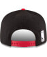 Фото #4 товара Men's Black, Red Chicago Bulls Two-Tone 9FIFTY Adjustable Hat