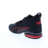 Фото #11 товара Puma Axelion Mid 37711903 Mens Black Canvas Athletic Running Shoes