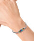 EFFY® Multi-Gemstone Bolo Bracelet (4-7/8 ct. t.w.) in Sterling Silver & 18k Gold