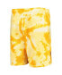 ფოტო #4 პროდუქტის Big Boys Gold Los Angeles Lakers Santa Monica Tie-Dye Shorts