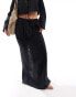 Фото #3 товара ASOS DESIGN Kayla mix and match beach maxi skirt in black