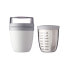 Фото #1 товара Ланч-бокс Mepal ELLIPSE Lunchpot mit Fruitpot 2er Set