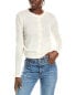 Фото #1 товара Sofiacashmere Ruffle Cashmere Cardigan Women's