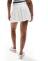 Фото #2 товара Pull&Bear mini tennis skirt in white