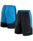 Фото #1 товара Men's Black/Blue Carolina Panthers Go Hard Shorts