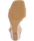 ფოტო #5 პროდუქტის Women's Konna Ankle Strap Wedge Sandals