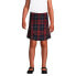 ფოტო #6 პროდუქტის Big Girls School Uniform Slim Side Pleat Plaid Skort Above the Knee
