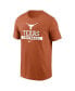 Фото #1 товара Men's Orange Texas Longhorns Football T-Shirt