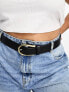 Фото #7 товара ASOS DESIGN CURVE half moon waist and hip jeans belt