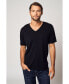 Фото #1 товара Bellemere Men's V-Neck Cotton Cashmere T-Shirt