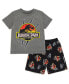 Фото #1 товара Boys T-Shirt and French Terry Shorts Outfit Set to