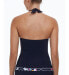 PROFILE by GOTTEX 296142 Women s Tummy Tankini Top Swimwear Black Size 6