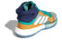 Фото #5 товара adidas Marquee Boost 耐磨透气 中帮 复古篮球鞋 男款 蓝黄白 / Кроссовки Adidas Marquee Boost G27740