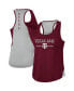 ფოტო #1 პროდუქტის Women's Maroon Texas A&M Aggies Sachs 2-Hit Scoop Neck Racerback Tank Top