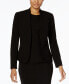 ფოტო #5 პროდუქტის Missy & Petite Executive Collection Shawl-Collar Sleeveless Sheath Dress Suit, Created for Macy's
