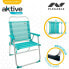 Фото #5 товара Пляжный стул Aktive бирюзовый 48 x 88 x 50 cm Алюминий Складной (4 штук)