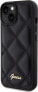 Guess Guess GUHCP15SPSQSQSK iPhone 15 / 14 / 13 6.1" czarny/black hardcase Quilted Metal Logo