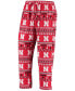 ფოტო #5 პროდუქტის Men's Scarlet Nebraska Huskers Ugly Sweater Knit Long Sleeve Top and Pant Set