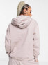 Фото #2 товара Nike Mini Swoosh hoodie in taupe