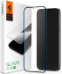 Фото #1 товара Закалённое стекло Spigen FC для iPhone 12/12 Pro черное
