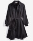 Women's Long-Sleeve Belted Shirtdress, Created for Macy's