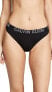 Фото #1 товара Calvin Klein 239073 Womens Ultimate Cotton Thong Underwear Black Size Small