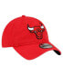 ფოტო #3 პროდუქტის Men's Red Chicago Bulls Team 2.0 9TWENTY Adjustable Hat