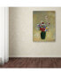 Фото #3 товара Odilon Redon 'Large Green Vase With Mixed Flowers' Canvas Art - 32" x 24" x 2"