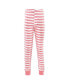 ფოტო #8 პროდუქტის Baby Boys Cotton Pajama Set, Coral Stripe