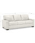 Фото #57 товара Ennia 82" Leather Queen Sleeper Sofa, Created for Macy's