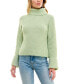 Juniors' Ribbed Turtleneck Sweater