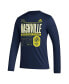Фото #4 товара Men's Navy Nashville SC Club DNA Long Sleeve T-shirt