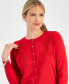 Фото #4 товара Women's Lace Applique Party Cardigan, Created for Macy's