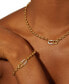 Фото #3 товара Diamond Horizontal Link Two-Chain Bracelet (1/5 ct. t.w.) in Gold Vermeil, Created for Macy's