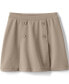 Little Girls School Uniform Ponte Button Front Skort Above the Knee