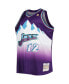 Men's John Stockton Purple Utah Jazz Big and Tall Hardwood Classics 1996-97 Swingman Jersey