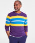 Фото #4 товара Men's Block Stripe Sweater, Created for Macy's