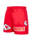 Фото #3 товара Men's Red Kansas City Chiefs Woven Shorts