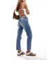 Stradivarius mom jeans in blue