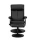 Фото #3 товара Multi-Position Headrest Recliner & Ottoman W/ Wrapped Base