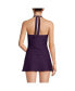 Фото #3 товара Women's Texture Halter Tankini Swimsuit Top