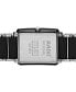 ფოტო #5 პროდუქტის Unisex Swiss Integral Diamond Accent Black Ceramic and Stainless Steel Bracelet Watch 31mm R20206712