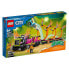 LEGO Acrobatic Challenge: Truck And Fire Rings Construction Game