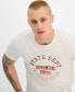 Фото #3 товара Men's Cori Short Sleeve Crewneck Varsity Graphic T-Shirt, Created for Macy's