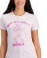 Фото #3 товара Juniors' Not My First Rodeo Boot-Graphic T-Shirt
