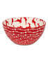 Фото #3 товара Peppermint Candy 30 oz All Purpose Bowls Set of 6, Service for 6