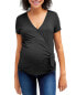 Фото #1 товара Футболка для беременных и кормящих Nom Maternity Pia черного цвета размер Medium