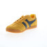 Gola Harrier Suede CMA192 Mens Yellow Suede Lace Up Lifestyle Sneakers Shoes 8